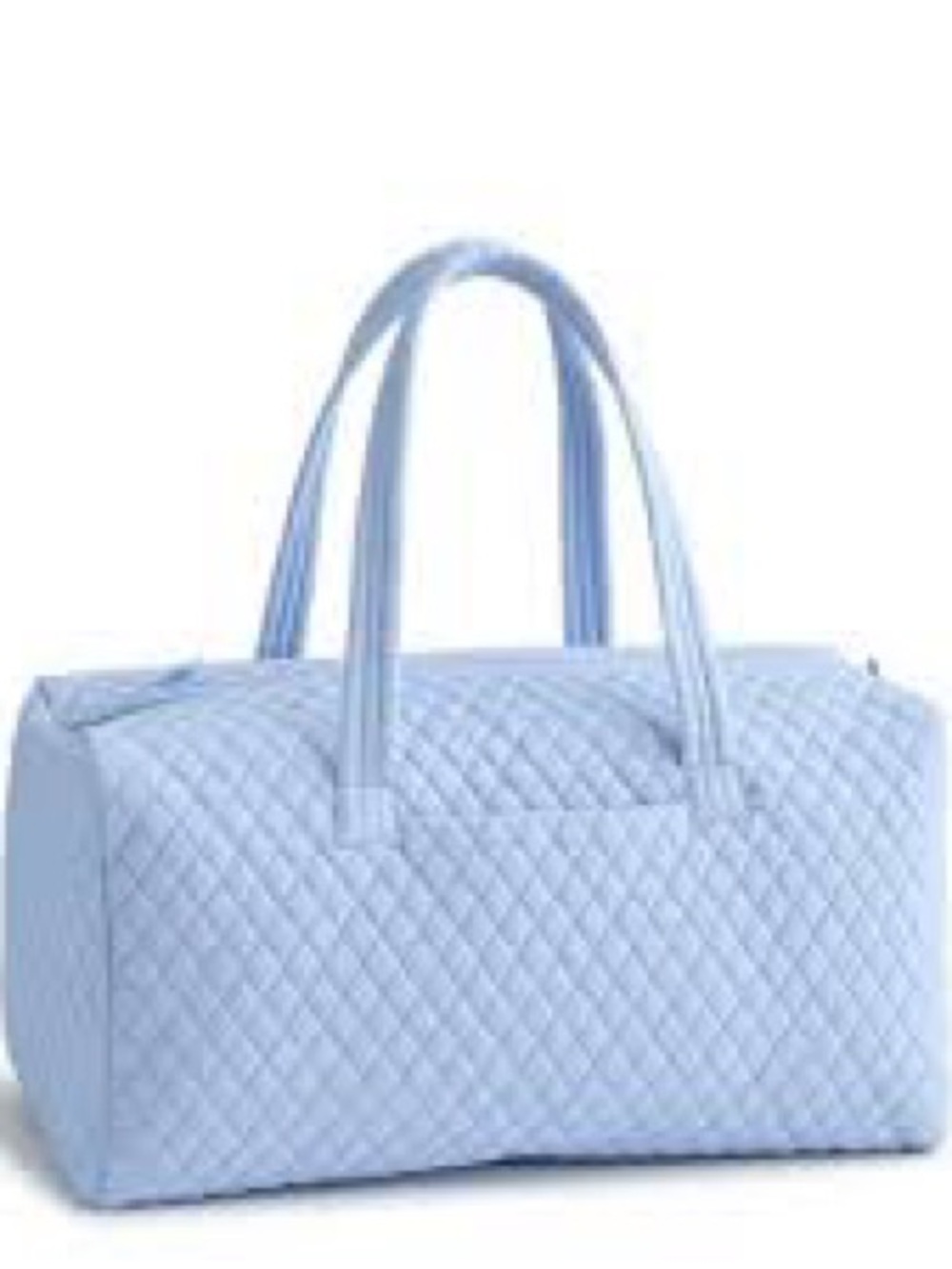 Vera Bradley Quilted Light Blue Travel Duffel